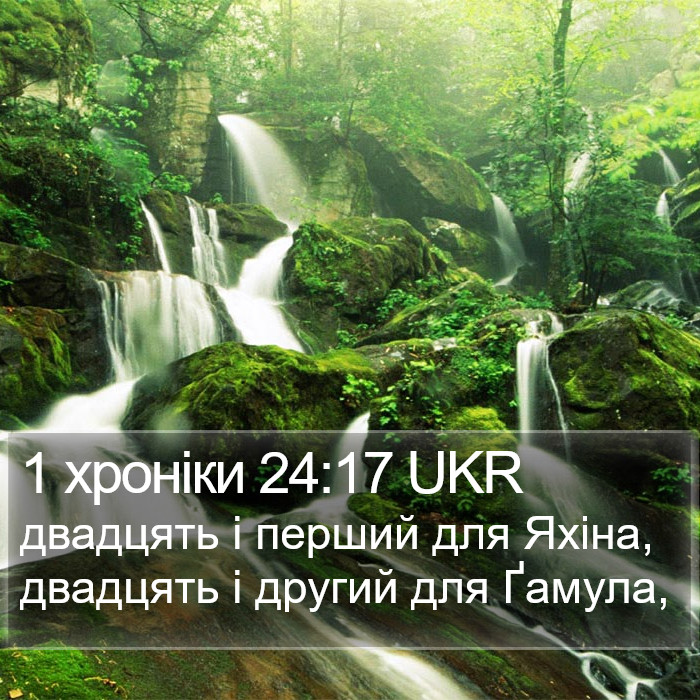 1 хроніки 24:17 UKR Bible Study