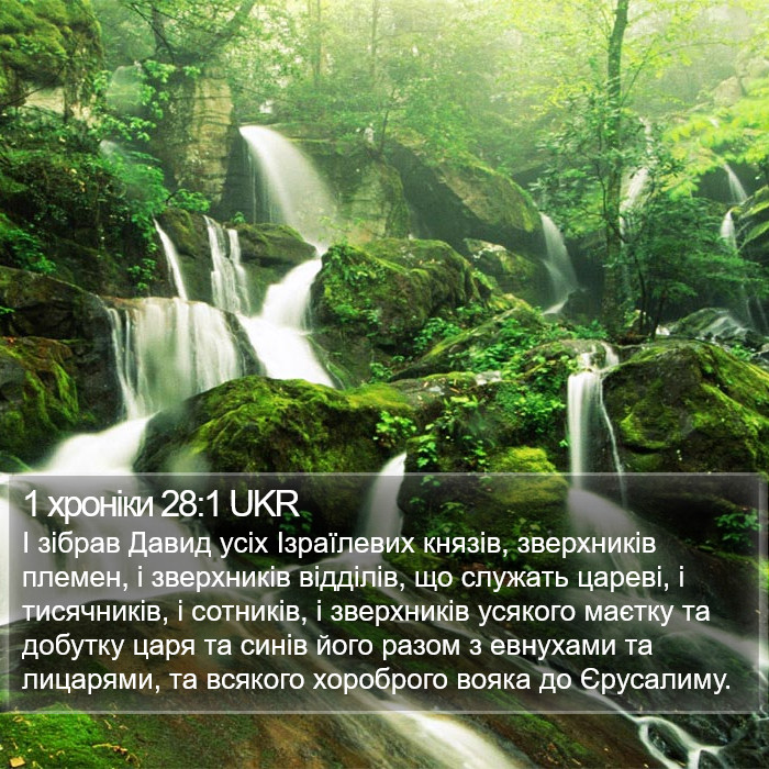 1 хроніки 28:1 UKR Bible Study