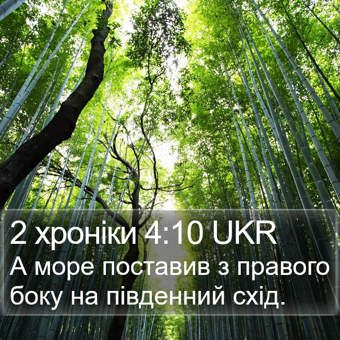2 хроніки 4:10 UKR Bible Study