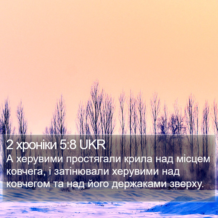 2 хроніки 5:8 UKR Bible Study