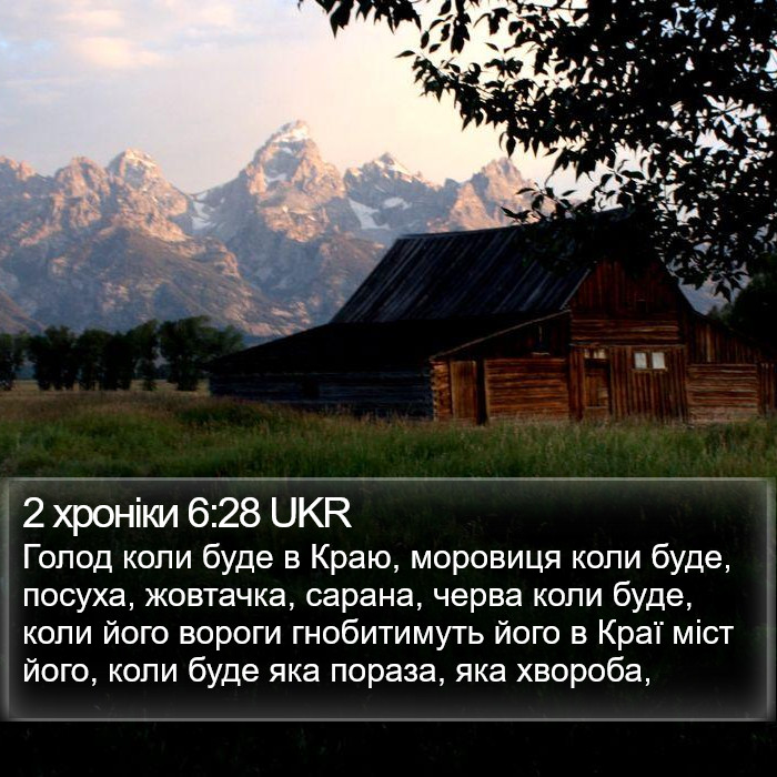 2 хроніки 6:28 UKR Bible Study
