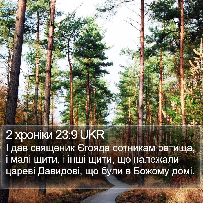 2 хроніки 23:9 UKR Bible Study