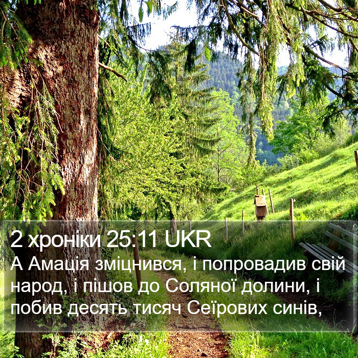 2 хроніки 25:11 UKR Bible Study