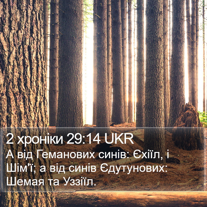 2 хроніки 29:14 UKR Bible Study