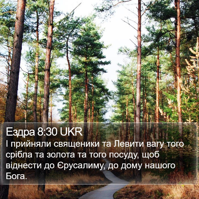 Ездра 8:30 UKR Bible Study