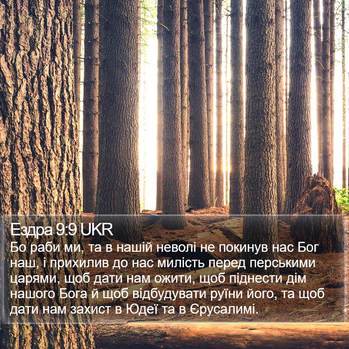 Ездра 9:9 UKR Bible Study