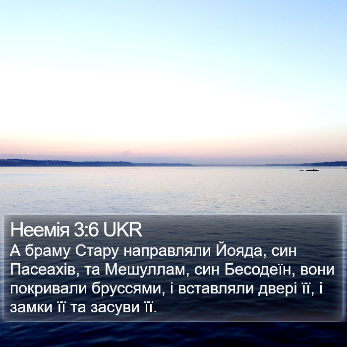 Неемія 3:6 UKR Bible Study