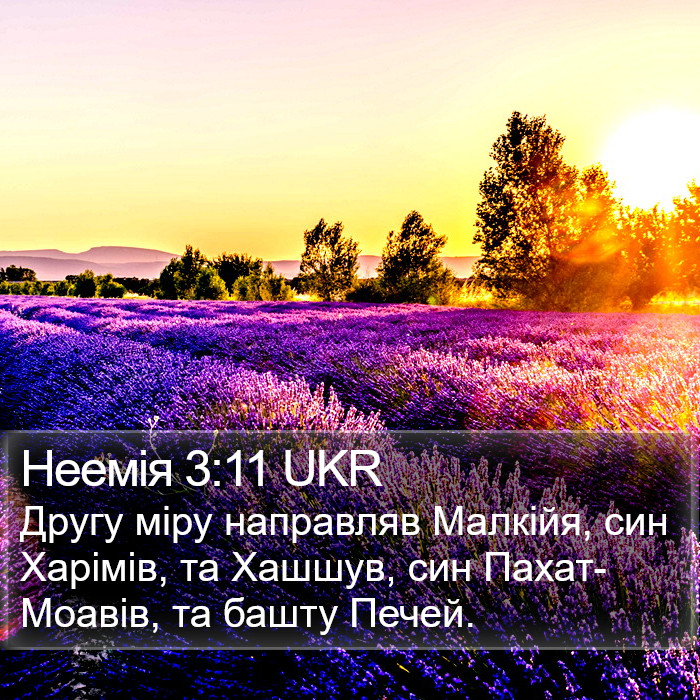 Неемія 3:11 UKR Bible Study