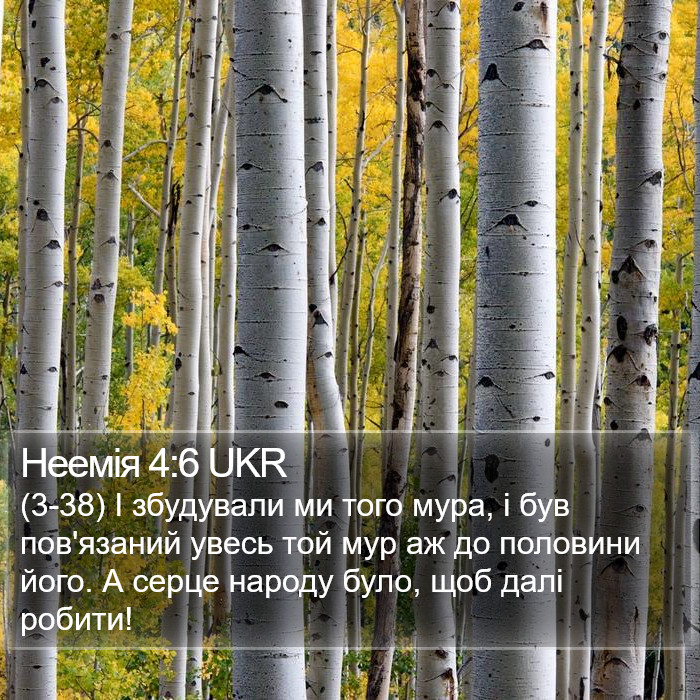 Неемія 4:6 UKR Bible Study