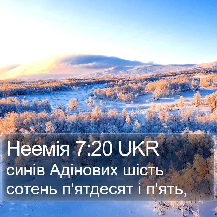 Неемія 7:20 UKR Bible Study