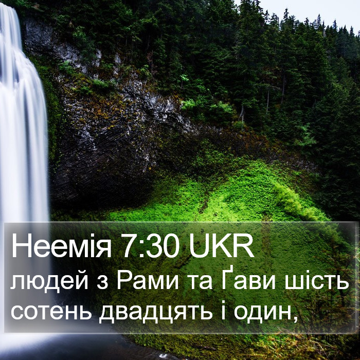 Неемія 7:30 UKR Bible Study