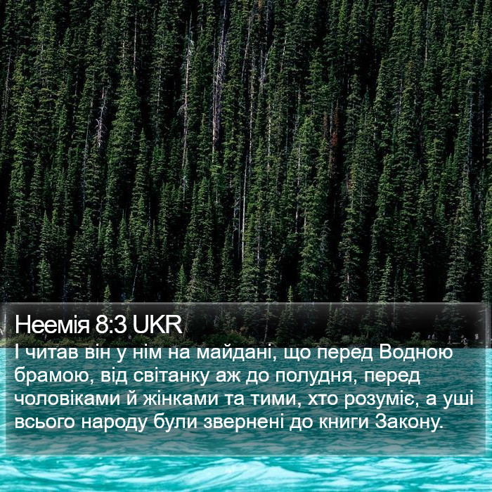 Неемія 8:3 UKR Bible Study