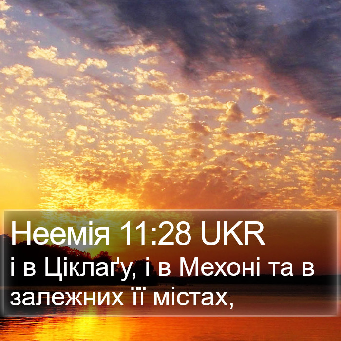 Неемія 11:28 UKR Bible Study