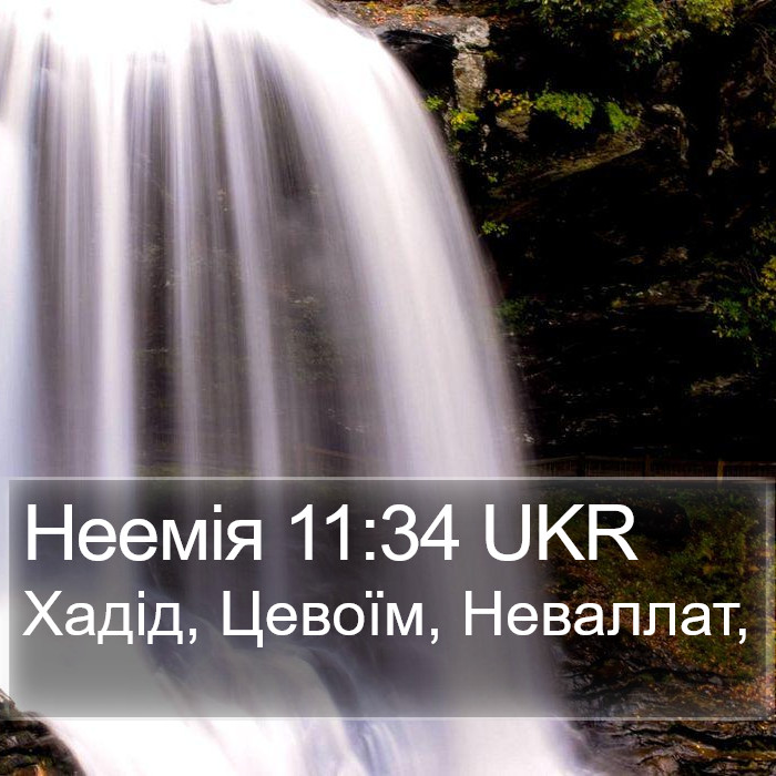 Неемія 11:34 UKR Bible Study