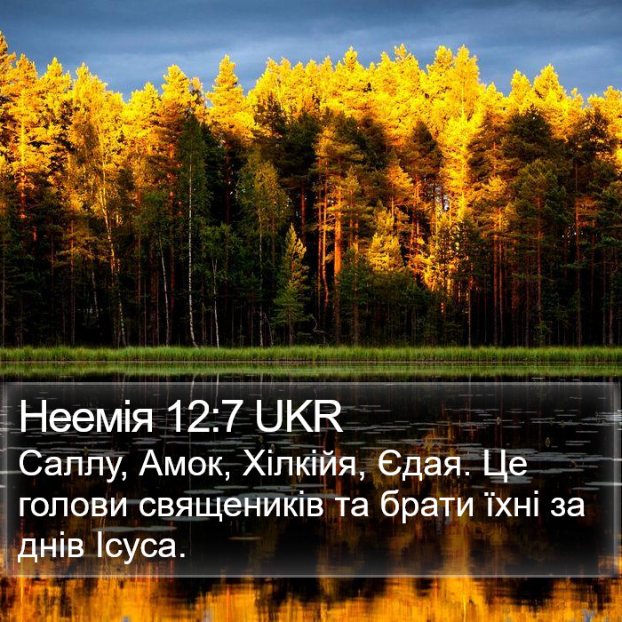 Неемія 12:7 UKR Bible Study