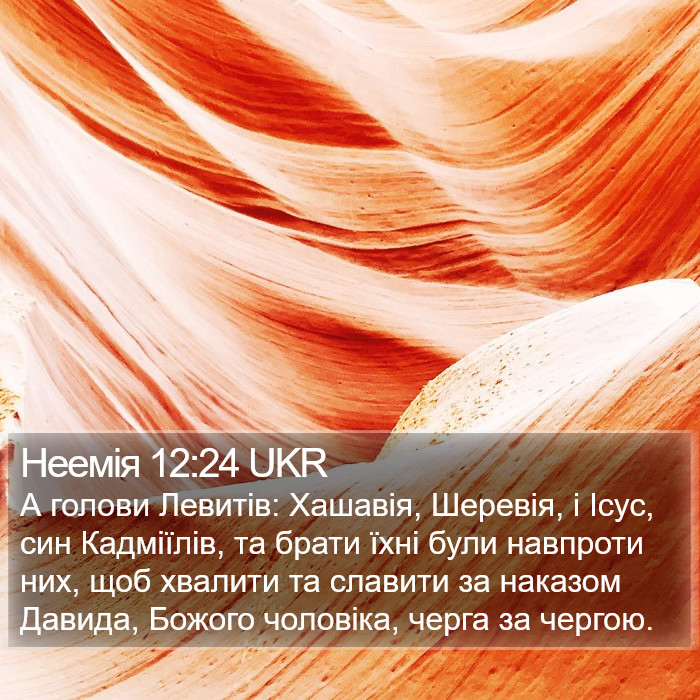 Неемія 12:24 UKR Bible Study