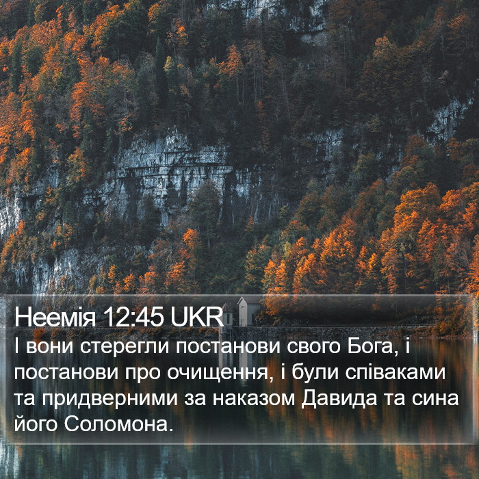 Неемія 12:45 UKR Bible Study