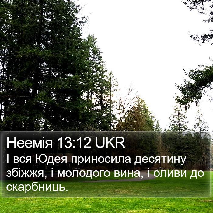 Неемія 13:12 UKR Bible Study