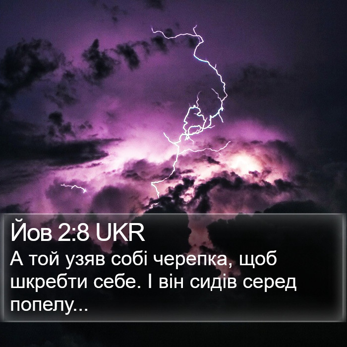 Йов 2:8 UKR Bible Study