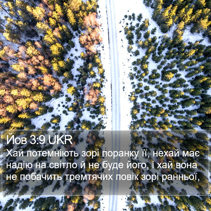 Йов 3:9 UKR Bible Study