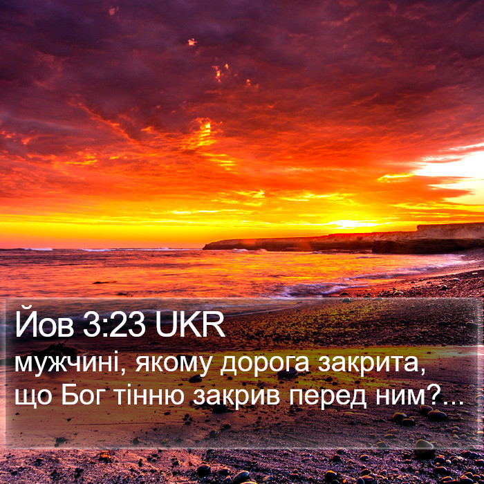 Йов 3:23 UKR Bible Study