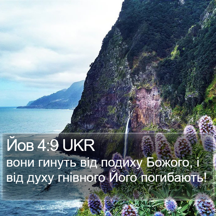 Йов 4:9 UKR Bible Study