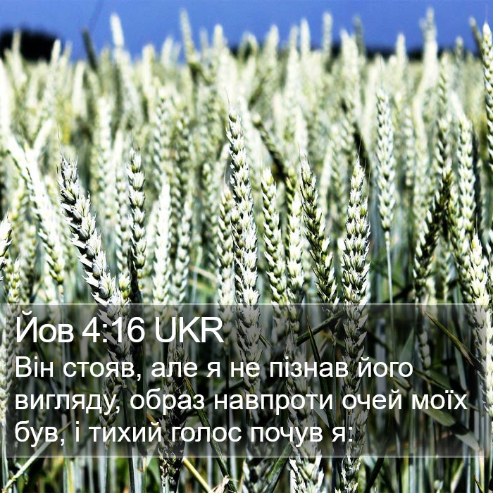 Йов 4:16 UKR Bible Study