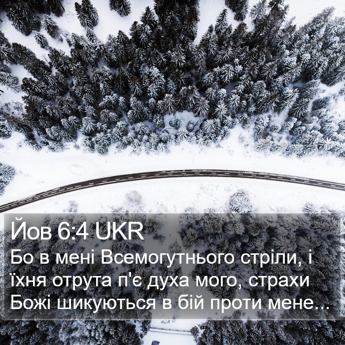 Йов 6:4 UKR Bible Study