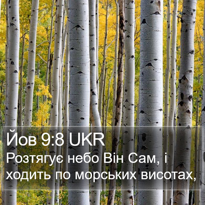 Йов 9:8 UKR Bible Study