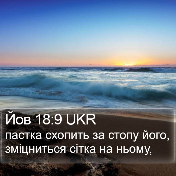 Йов 18:9 UKR Bible Study