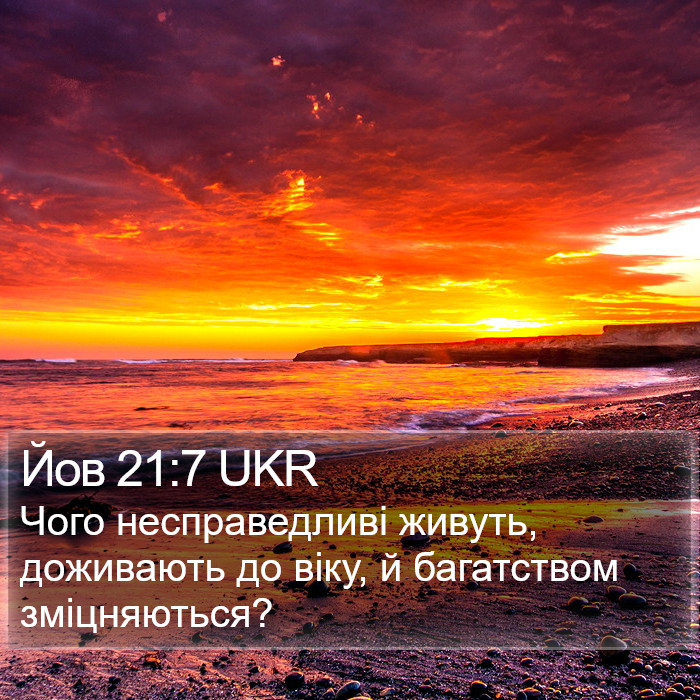 Йов 21:7 UKR Bible Study