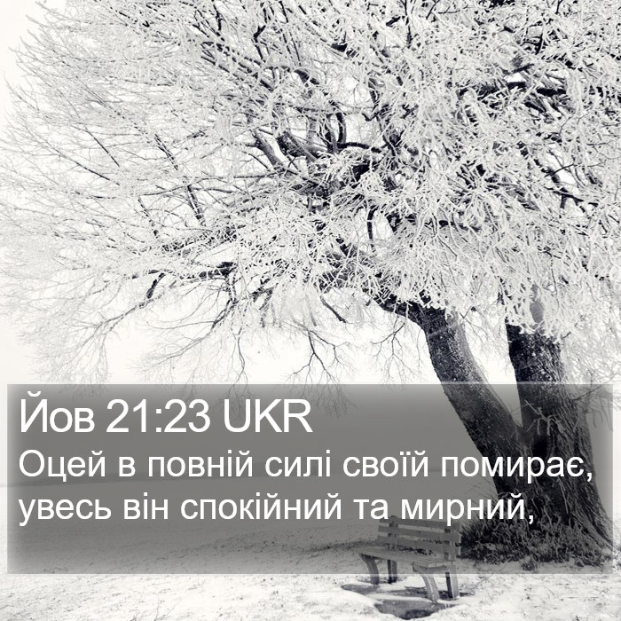 Йов 21:23 UKR Bible Study