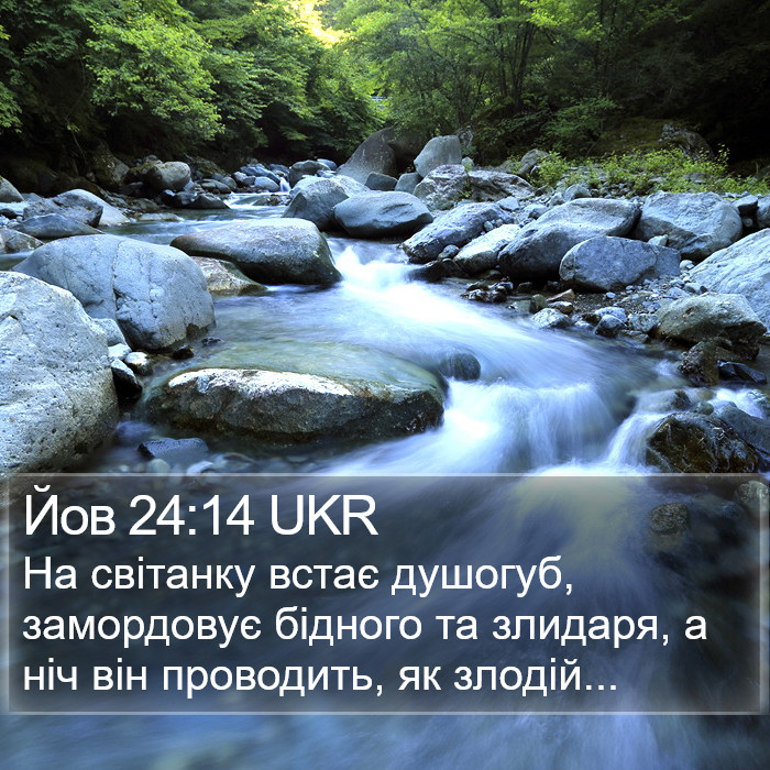 Йов 24:14 UKR Bible Study