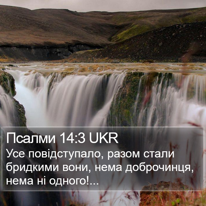 Псалми 14:3 UKR Bible Study