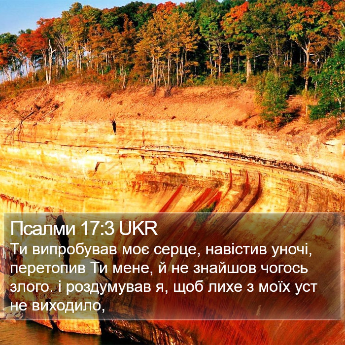 Псалми 17:3 UKR Bible Study