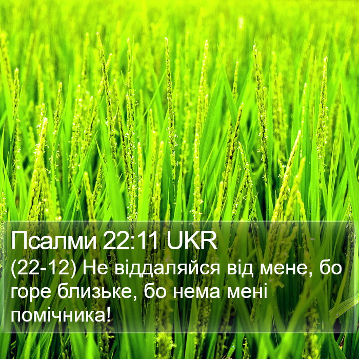 Псалми 22:11 UKR Bible Study