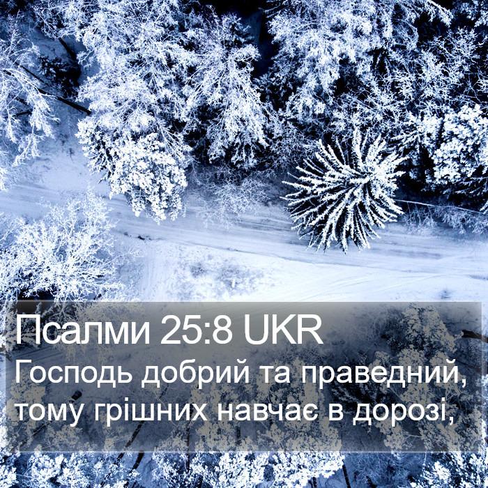 Псалми 25:8 UKR Bible Study