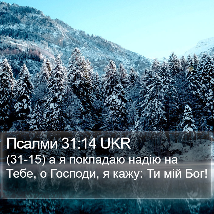 Псалми 31:14 UKR Bible Study