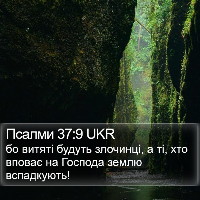 Псалми 37:9 UKR Bible Study