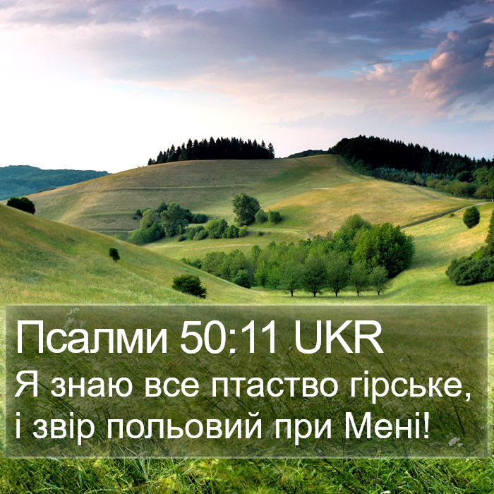 Псалми 50:11 UKR Bible Study