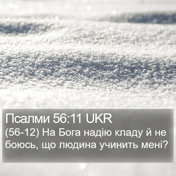 Псалми 56:11 UKR Bible Study