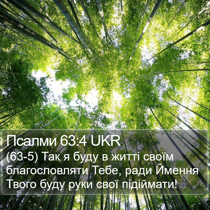 Псалми 63:4 UKR Bible Study