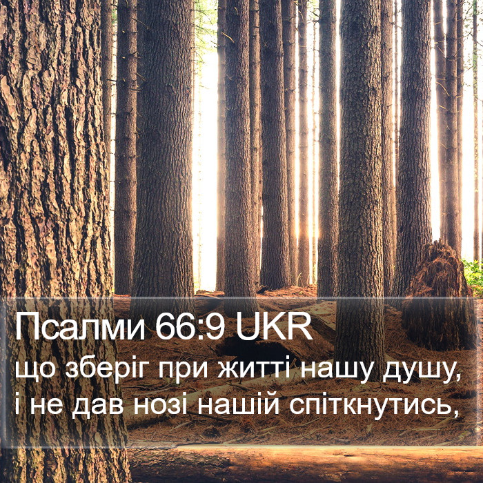 Псалми 66:9 UKR Bible Study
