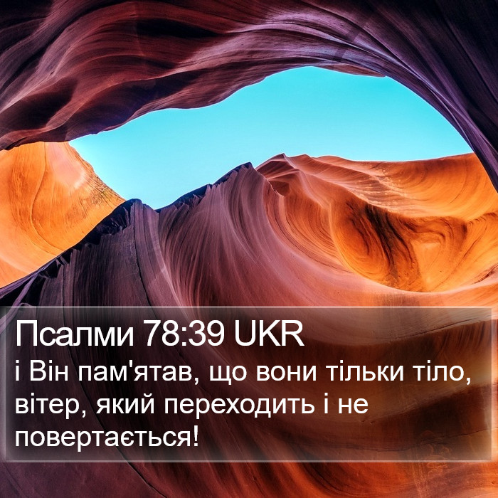 Псалми 78:39 UKR Bible Study