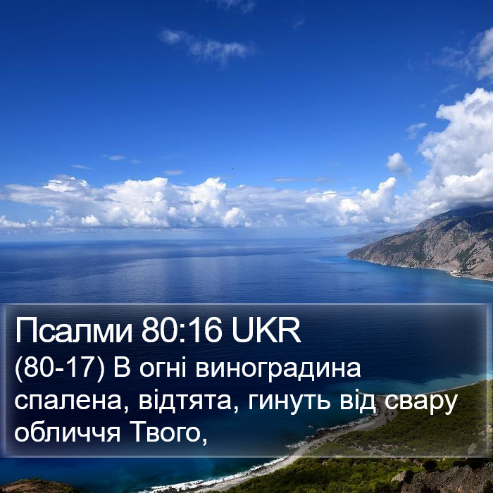 Псалми 80:16 UKR Bible Study