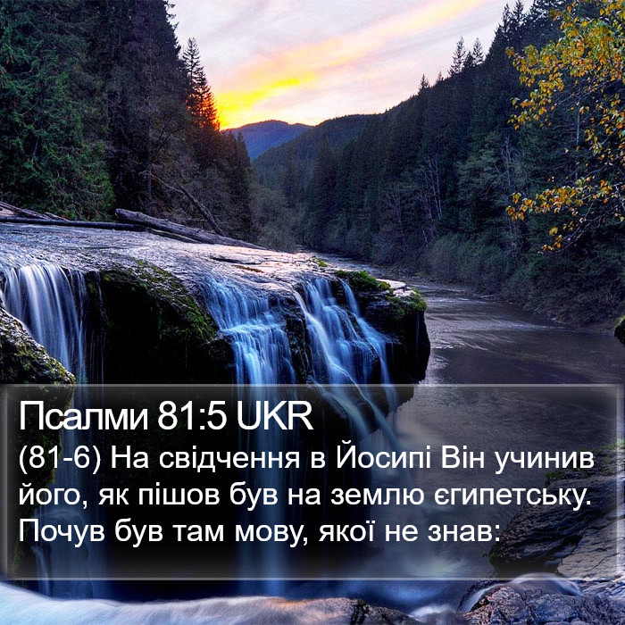 Псалми 81:5 UKR Bible Study