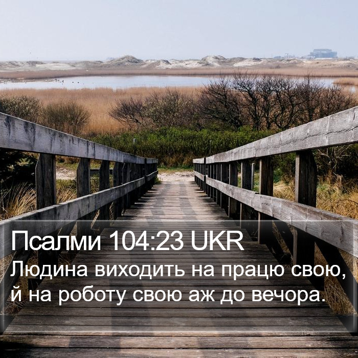 Псалми 104:23 UKR Bible Study