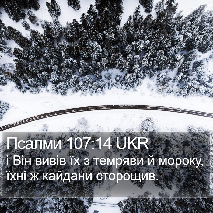 Псалми 107:14 UKR Bible Study