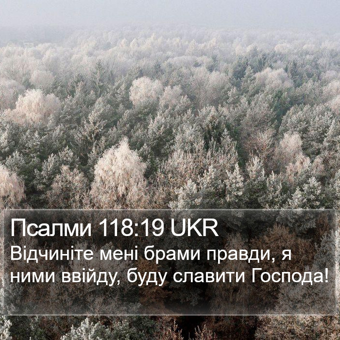 Псалми 118:19 UKR Bible Study