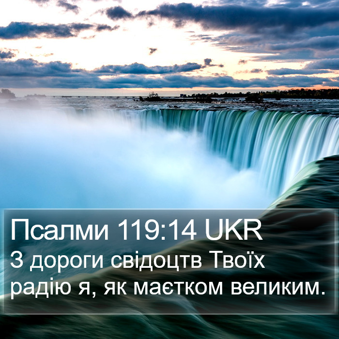 Псалми 119:14 UKR Bible Study